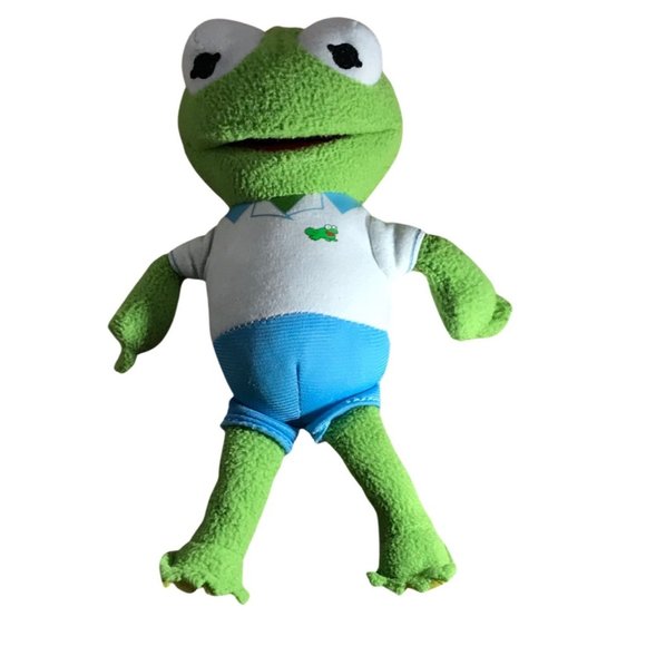 DISNEY KERMIT MUPPET PLUSH TRAVEL SIZE 8 INCH - Picture 2 of 4